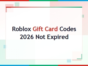 Roblox Gift Card Codes 2026 Not Expired - Free Working Codes