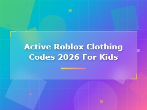 Active Roblox Clothing Codes 2026 for Kids - Free Promo Items List