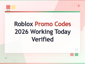 Roblox Promo Codes 2026 – Working Today Verified & Updated List